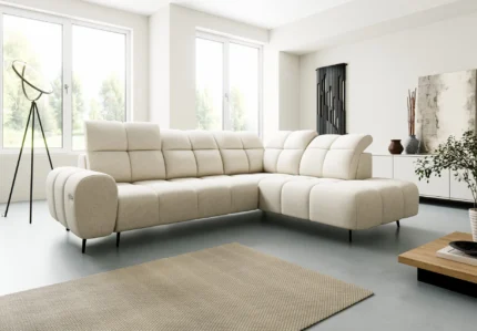 Minkštas kampas MERIDA L (Elektra valdoma sėdimoji dalis)