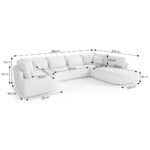 Minkštas kampas ALUNA U - Image 5